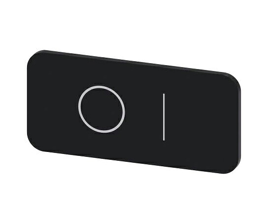 Siemens 凡例プレート 1袋（10個入） 3SU1900-0AC16-0QG0 販売単位：1袋(10個入)