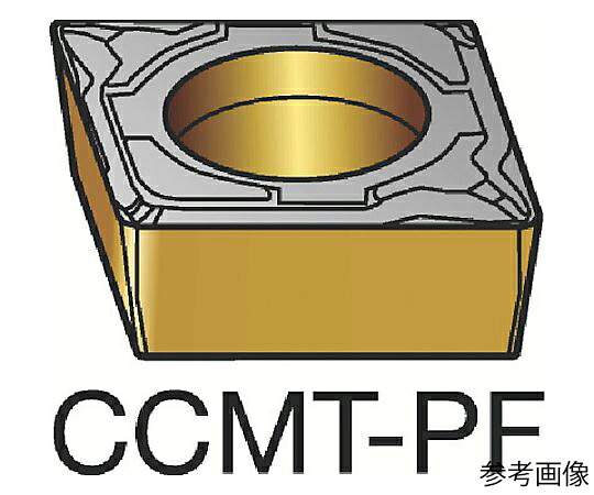 サンドビック コロターン107 旋削用ポジ心付け（120） 1515 1書き割り（10個入） CCMT09T304PF 売りわたすユニット：1書き割り(10個入)