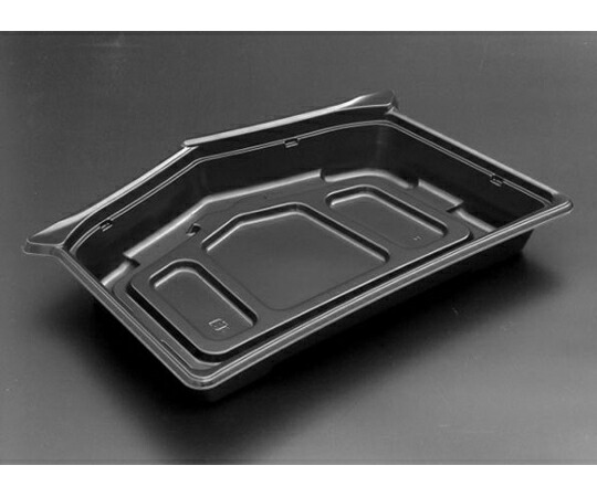 栗鼠容器に並べる 弁当入れもの バイオデリカ 吉日 大絵馬1B 黒 1入れもの（50個×12仕掛ける入） RHBK401 売りわたすユニット：1入れもの(50個×12仕掛ける入)
