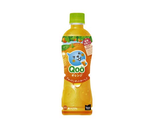 【軽減税率】コカ・コーライーストジャパン ミニッツメイド Qoo オレンジ425mL 053377 販売単位：1ケース(24本入)