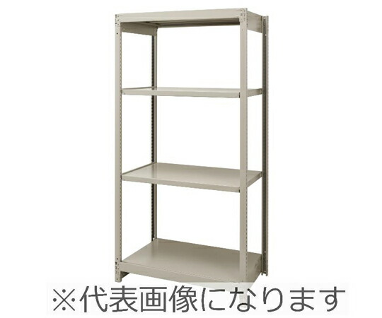 瀬戸内スチール 軽量ラック/段ボルトレス 総耐荷重750kg 1FH-6360-5IV 販売単位：1セット