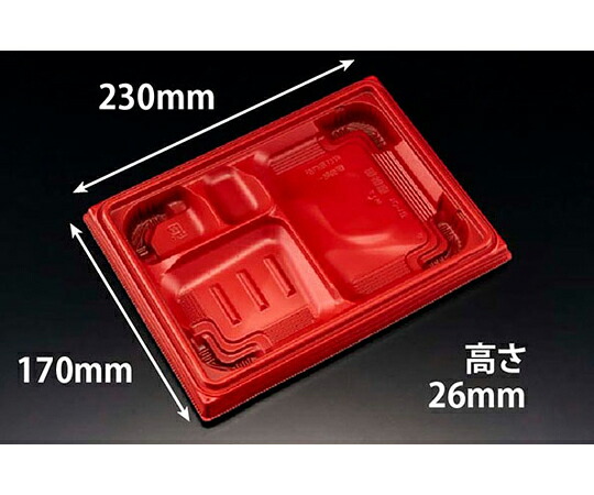 リスパック 弁当容器 バイオ晴箱膳 10-1B RBS 1ケース（50個×12セット入） RHHP202 販売単位：1ケース(50個×12セット入)