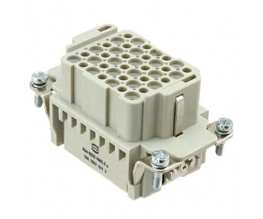 Harting 電源コネクタインサート Han DD HMC シリーズ メス 42極 10A 250 V 10 B 09162423101 販売単位：1個 10,762円