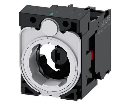 Siemens ライトブロック＆ホルダ 1NC 6 → 24 V ac/dc ねじターミナル 3SU1501-1AG50-1CA0 販売単位：1個