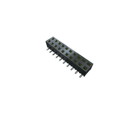 Samtec 基板接続用ソケット SMM シリーズ 2mm 14 極 2 列 垂直 表面実装 1セット（41個入） SMM-107-02-S-D 販売単位：1セット(41個入)