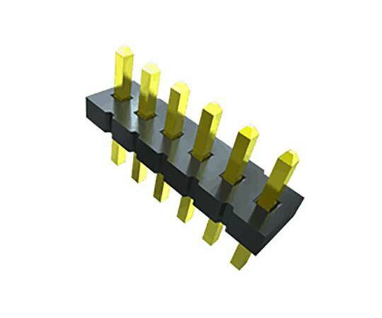 Samtec 基板接続用ヘッダ FTSシリーズ 12極 1.27mm 2列 1セット（76個入） FTS-106-01-F-DV 販売単位：1セット(76個入)