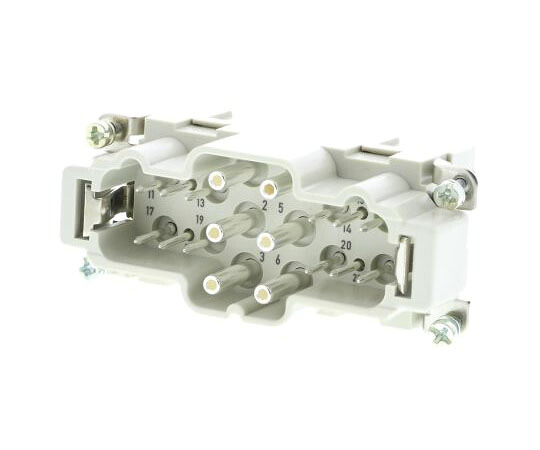 Harting ヘビーデューティコネクタ Han K シリーズ オス 19極 10 A 40 A 400 V 690 V 16 B 09380182601 販売単位：1個
