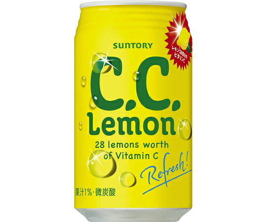 【軽減税率】サントリー CCレモン 350mL 1ケース(24缶入) 119451 販売単位：1ケース(24缶入)
