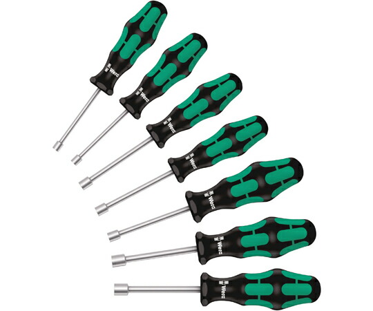 Wera 六角１番ウッド仕掛ける 7本組 029510 売りわたすユニット：1仕掛ける(7点入)