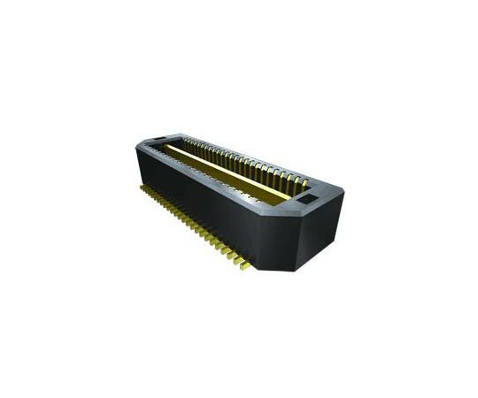 Samtec ヘッダ Q Strip QTSシリーズ 150極 0.635mm 2列 ライトアングル 1セット（42個入） QTS-075-01-L-D-A-K 販売単位：1セット(42個入)