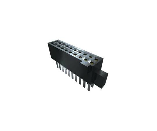 Samtec 基板接続用ソケット SFM シリーズ 1.27mm 10 極 2 列 垂直 表面実装 1セット（57個入） SFM-105-02-L-D-A 販売単位：1セット(57個入)