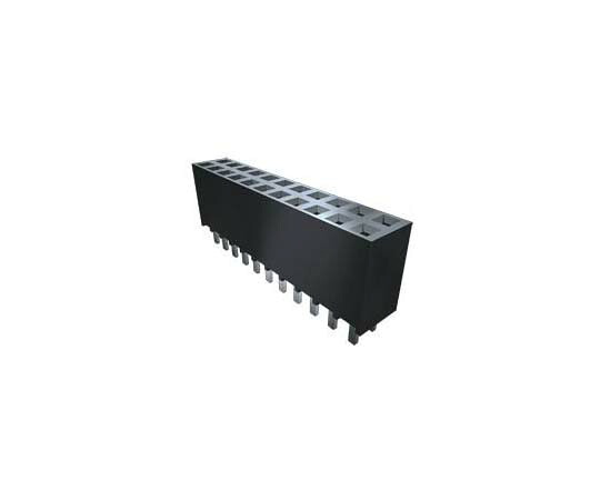 Samtec 基板接続用ソケット SSW シリーズ 2.54mm 2 極 1 列 スルーホール 1袋（1000個入） SSW-102-02-T-S-RA 販売単位：1袋(1000個入)