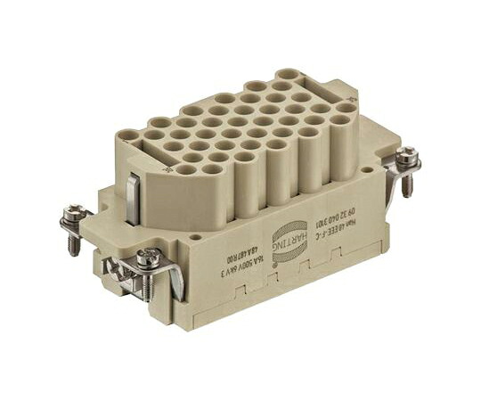 Harting Harting ヘビーデューティコネクタ Han EEE HMC シリーズ メス 40極 16A 500 V 16 B 09322403101 販売単位：1個