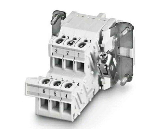 フエニックス・コンタクト ヘビーデューティパワーコネクタ 6極 16A 500 V 1袋（5個入） 1648018 販売単位：1袋(5個入)