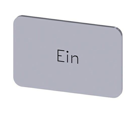 Siemens 凡例プレート 1袋（10個入） 3SU1900-0AD81-0AB0 販売単位：1袋(10個入)
