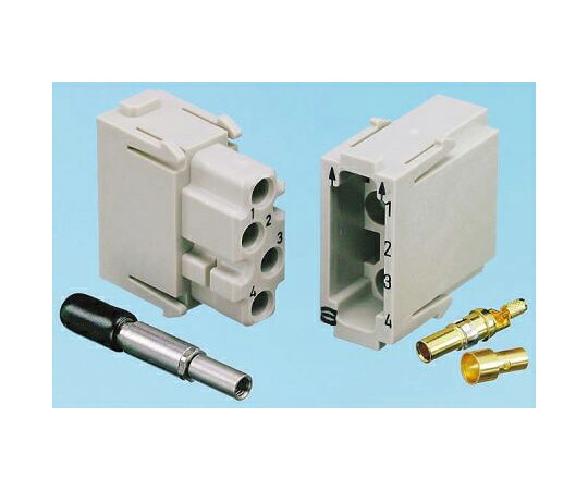Harting 同軸コンタクト メス Han Coaxialシリーズ1極 09140006221 販売単位：1個
