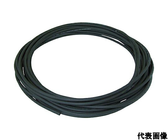 千代田取り引き ポリウレタン熱電子管 エルフレックス二重管熱電子管 中径8粍/全長100m 黒 LE-8-100 BK 売りわたすユニット：1巻