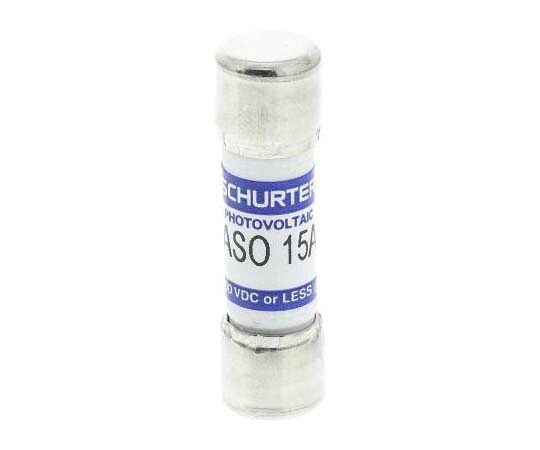Schurter 管ヒューズ 15A 10 x 38mm 1kV dc 1箱（10個入） 0090.0015 販売単位：1箱(10個入)