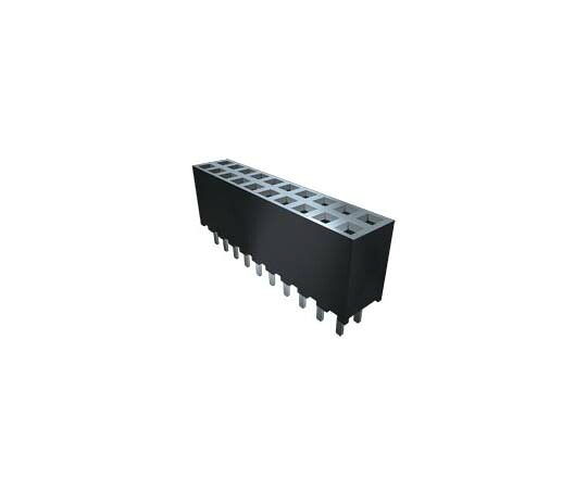Samtec 基板接続用ソケット SQW シリーズ 2mm 16 極 2 列 垂直 表面実装 1セット（34個入） SQW-108-01-L-D 販売単位：1セット(34個入)