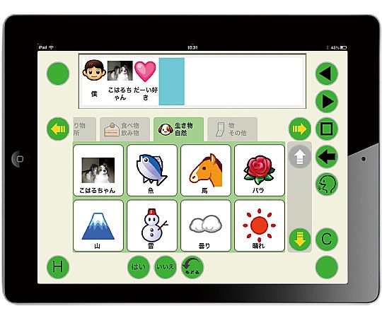 アズワンカタログ掲げる品 トーキングエイド for iPad記号インプット版使用許可ID（お引き回し書き出し） TAI-SIM02 売りわたすユニット：1個