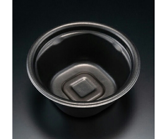 リスパック スープ容器 ホット ほっこり 145-60B 黒 1ケース（50個×12セット入） RLFS201 販売単位：1ケース(50個×12セット入)