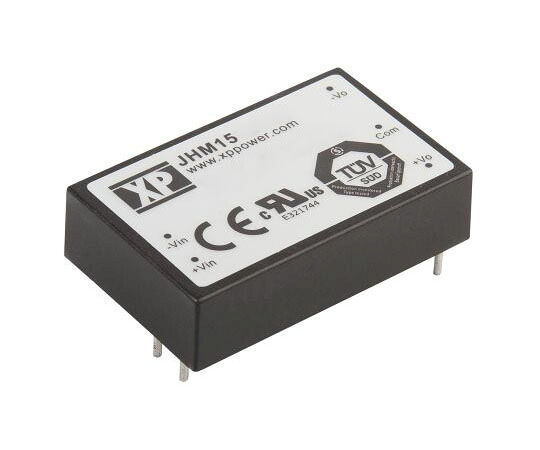 XP Power 不成立DC-DC変換器 Vout：5V dc 9 → 18 V dc, 15W 12 V dc 1書き割り（10個入） JHM1512S05 売りわたすユニット：1書き割り(10個入)