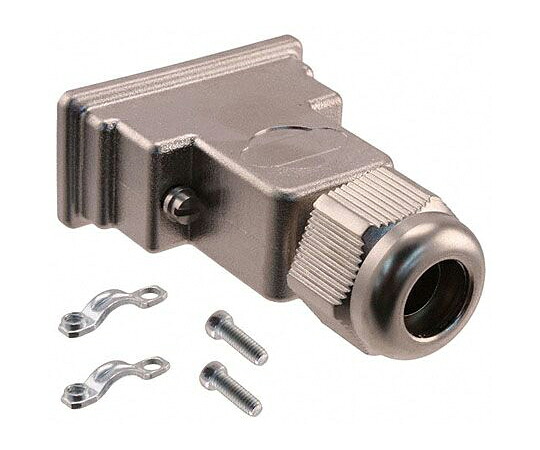 Harting D-subコネクタ用バックシェル D-Sub Waterproof シリーズ ストレート 9 極 ポリマー 09670090538 販売単位：1個