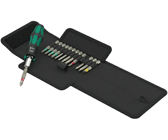 Wera 差込角1/4インチ ヘックスビットラチェットドライバーセット 14点