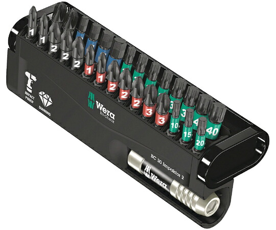 Wera 差しひびき用 １番ウッドビット 30点 057697 売りわたすユニット：1書き割り(30点入)