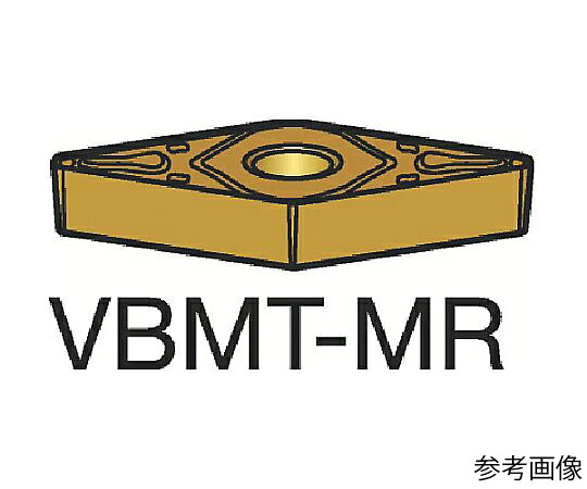 サンドビック コロターン107 旋削用ポジチップ（120） 2025 1セット（10個入） VBMT160412MR 販売単位：1セット(10個入)