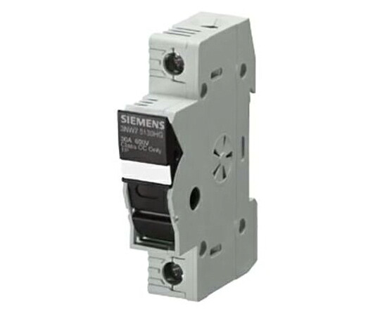 Siemens レール取り付けヒューズホルダ 30A 600V ac 1袋（12個入） 3NW7513-0HG 販売単位：1袋(12個入)