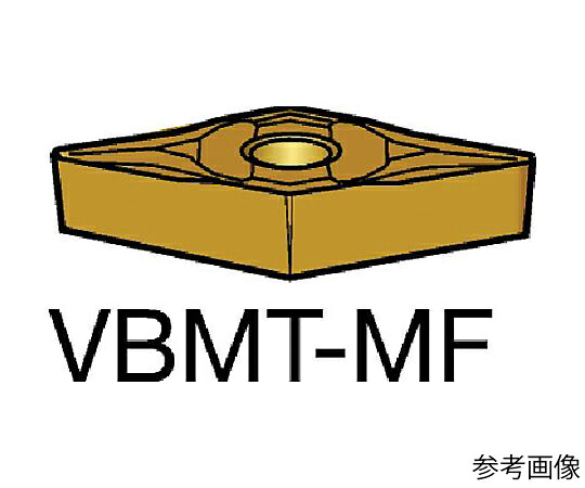 サンドビック コロターン107 旋削用ポジチップ（120） 2015 1セット（10個入） VBMT160412MF 販売単位：1セット(10個入)