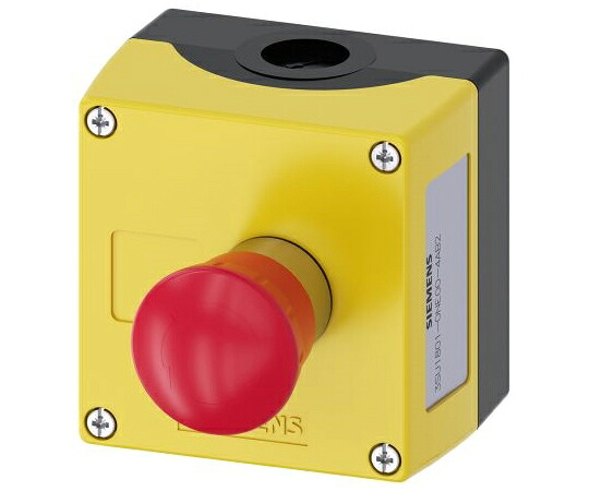 Siemens 非常用ボタン 3SU1801-0NE00-4AB2 販売単位：1個