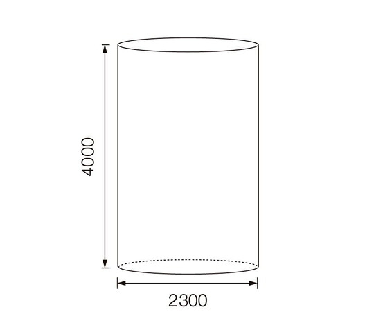 HIDAX フレコン用内袋 上下オープン 0.06×2300×4000Hmm 1セット(20 枚入) 販売単位:1セット(20枚入)