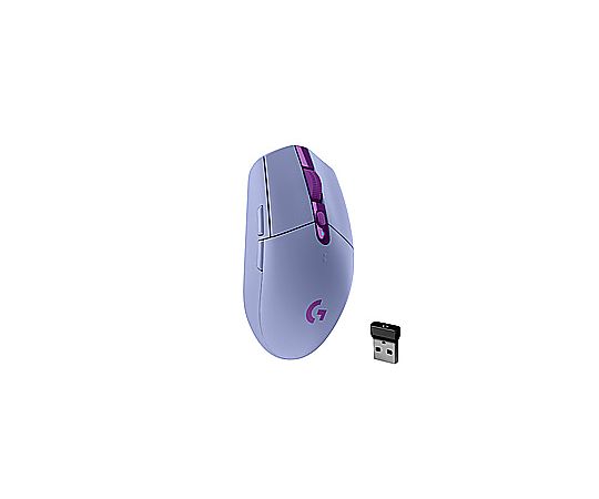 ロジクール ゲーミング 二十日鼠 G304 LIGHTSPEED 紫はしどい G304-LC [光学式 /無線電話（無線電話） /6名取り草 /USB]  売りわたすユニット：1個