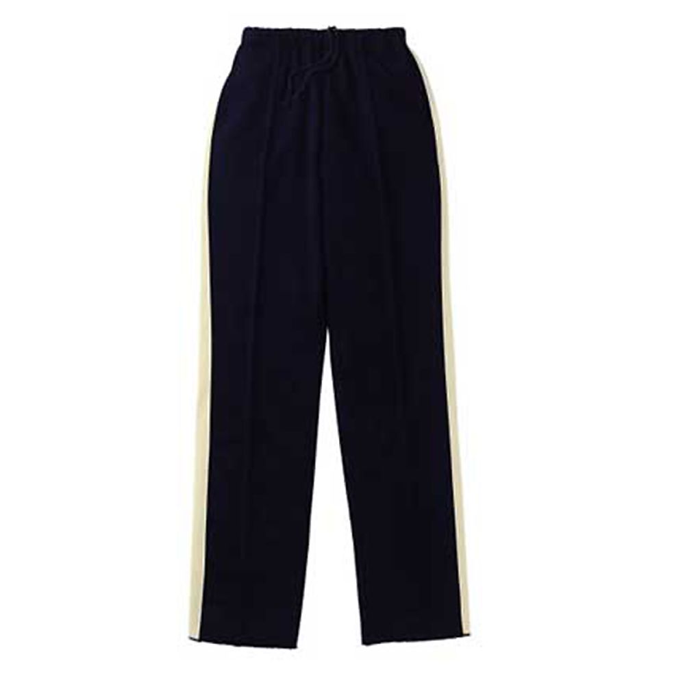 KIRAKU(トンボ) ストレートパンツ ネイビー×ベージュ 4L(股下90cm(フリー)) CR538-88 4L 販売単位:1枚