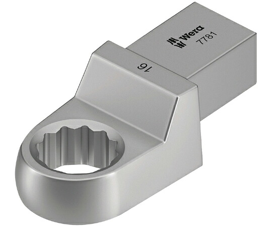 Wera 四角部サイズ14×18mmジョイント用 めがねヘッド スパナ口幅14mm 078691 販売単位：1個