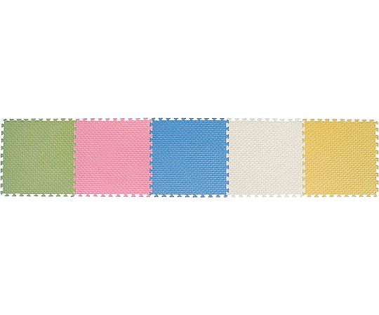 アズワンカタログ掲載品 ジョイントクッション 45cm角 6枚組 ライトグリーン JQ45 販売単位:1組(6枚入)