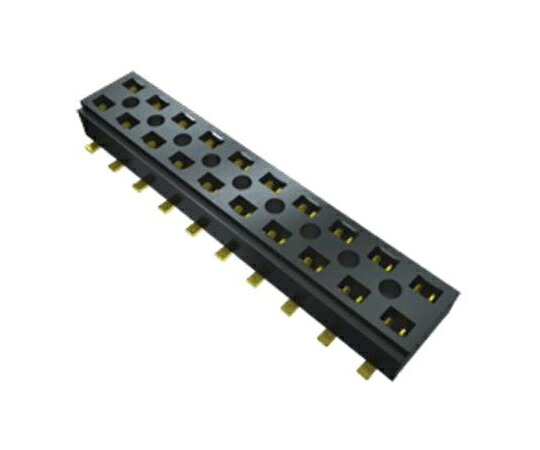 Samtec 基板接続用ソケット 7 極 2mm 2 列 表面実装 1セット（41個入） CLT-107-02-L-D-BE-A 販売単位：1セット(41個入)