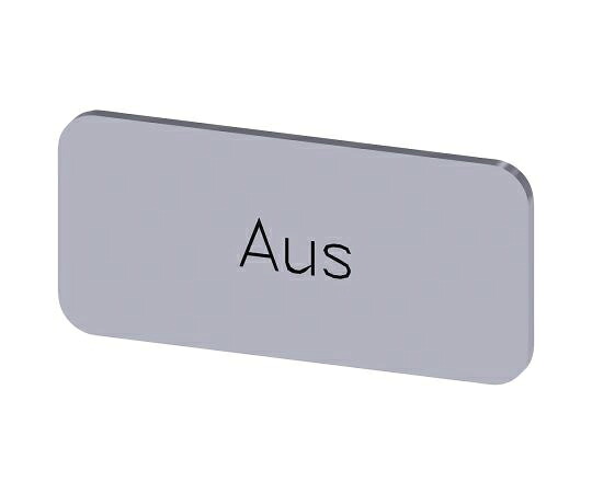 Siemens 凡例プレート 1袋（10個入） 3SU1900-0AC81-0AC0 販売単位：1袋(10個入) 11,612円