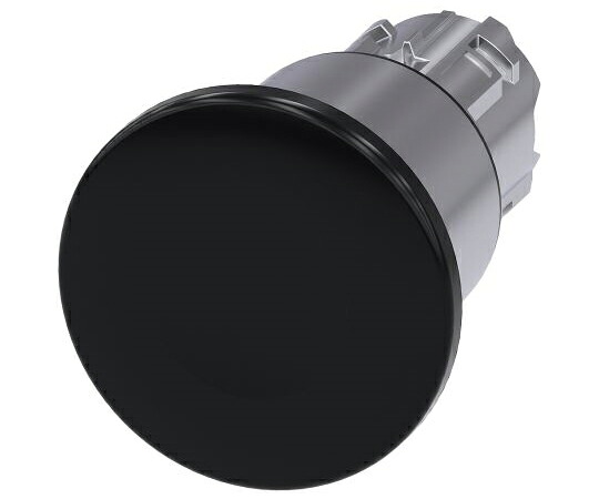 Siemens 押ボタンヘッド SIRIUS ACT ラッチング 黒 3SU1050-1EA10-0AA0 販売単位：1個