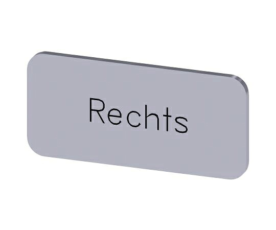 Siemens 凡例プレート 1袋（10個入） 3SU1900-0AC81-0AH0 販売単位：1袋(10個入)