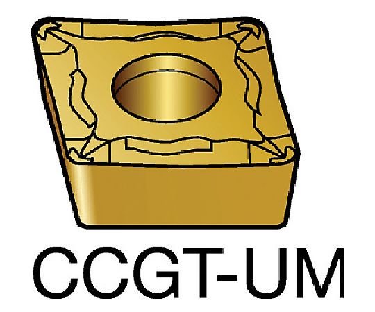 サンドビック コロターン107 旋削用ポジ心付け（130） 1125 1書き割り（10個入） CCGT09T301UM 売りわたすユニット：1書き割り(10個入)