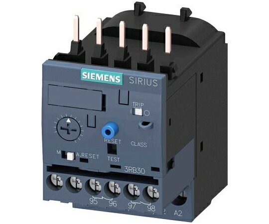Siemens サーマルリレー SIRIUSシリーズ 4 A 690 V ac 3 kW 3RB3016-2PB0 販売単位：1個