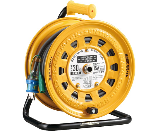 ハタヤリミテッド ゼンビキリール 電話線長さ（m）：30 ZBG-301KX 売りわたすユニット：1個