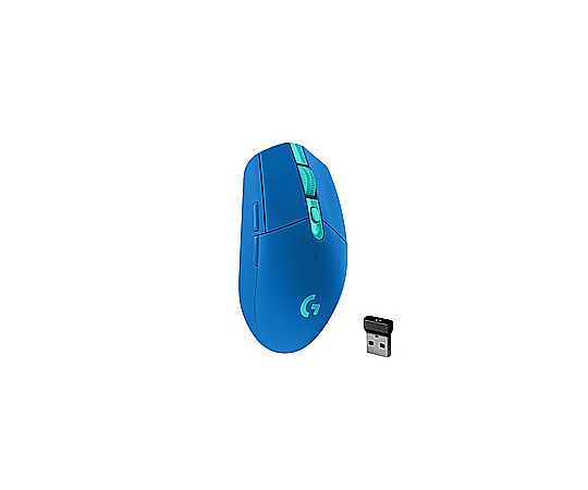 ロジクール ゲーミング 二十日鼠 G304 LIGHTSPEED 青碧 G304-BL [光学式 /無線電話（無線電話） /6名取り草 /USB]  売りわたすユニット：1個