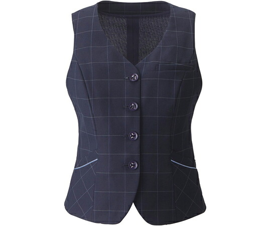 カーシーカシマ ENJOY ベスト ICEWOOLWINDOWPANE ネイビー 19号 ESV740 販売単位：1枚 30,030円