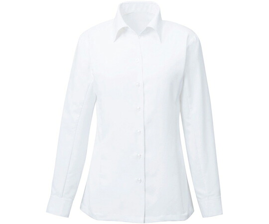 カーシーカシマ ENJOY 長袖トップ Softkarseystretch 白いこと 13号 EWB385 売りわたすユニット：1枚