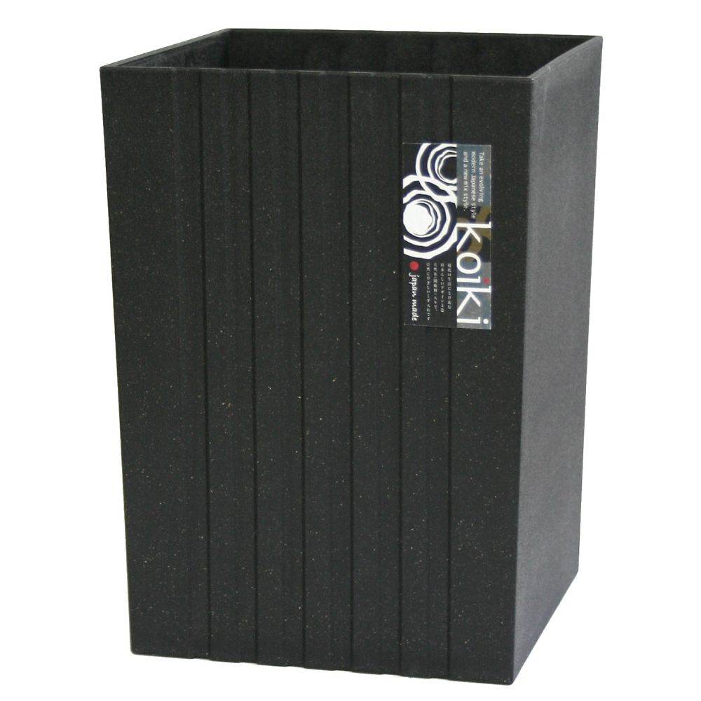 八幡化成 コイキモダン 角型 小 4.5L 黒いこと 1容れもの(24個入)  売りわたすユニット：1容れもの(24個入)