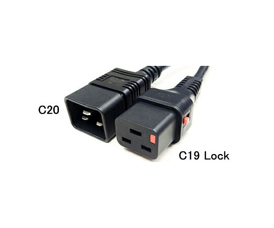 エイム陰電子 抜け押しとどめる 鍵を掛けるワット数有線テレビ 16A 5m APW16-C20/C19LK-05 売りわたすユニット：1本